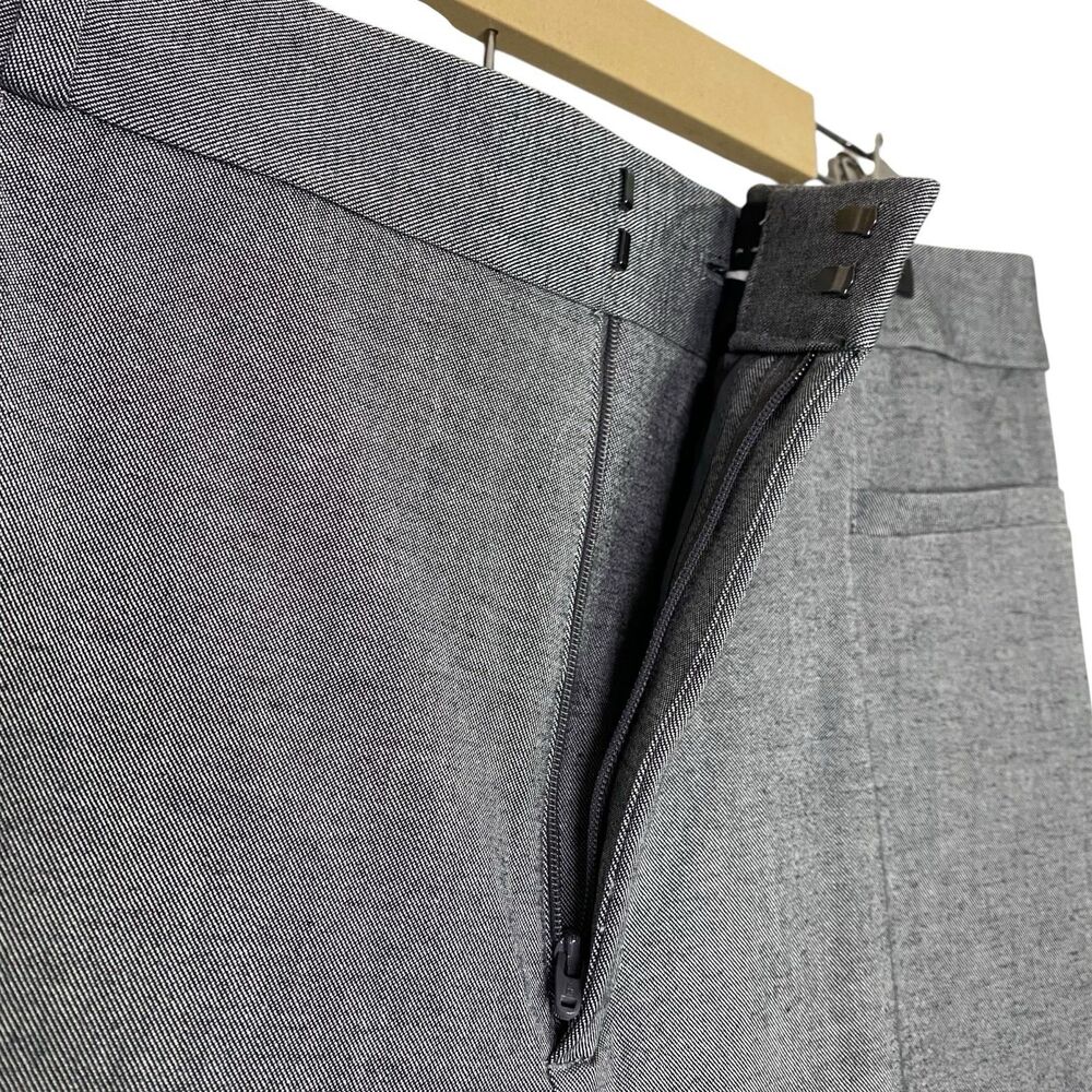 Banana Republic Dress Pants Womens 16 L (38x30) Gray Modern Sloan Ankle NWT - Picture 9 of 13